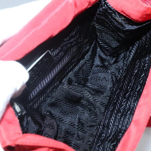 PRADA Shoulder Bag Nylon Red Auth 137444 - Picture 10 of 16